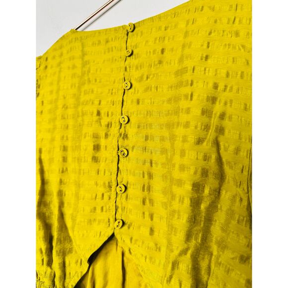 MADEWELL Olive Green A-Line Short Sleeve Kirkley Mini Dress Size 0 - Picture 7 of 9